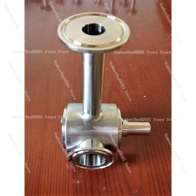 304 316 Material Filling Machine Accessories 100G Paste Machine Tee Valve Rotary Valve Material-Discharge Valve