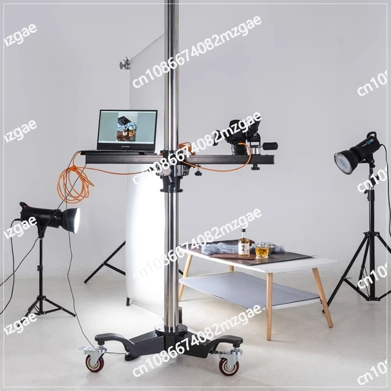 Heavy Duty Large Medium Studio Cross Pulley Photo Stand Lift Camera Tripod Post Large Stand