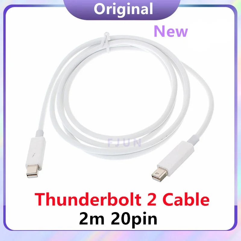 Original New Thunderbolt 2 Cable Data Cables Thunderbolt 2 Data Cable mac 2m for apple thunderbolt 2 cable Multimedia Monitor