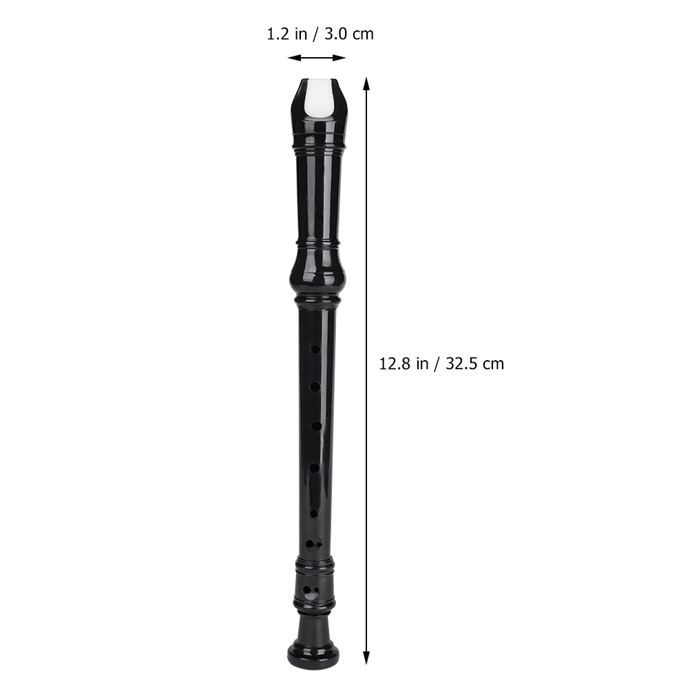 

German 8 Hole Recorder G Tuning Abs Resin Mouthpiece Durable Metal Tone -Tight Design Easy Cleaning Manual Wind