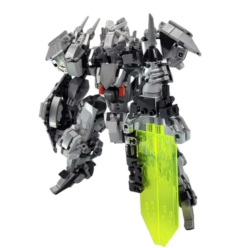 

Silver Knight Building Block Assembling Model Ornaments Children's Puzzle Toys Boys' Holiday Gifts Hobbies Collecting Robots