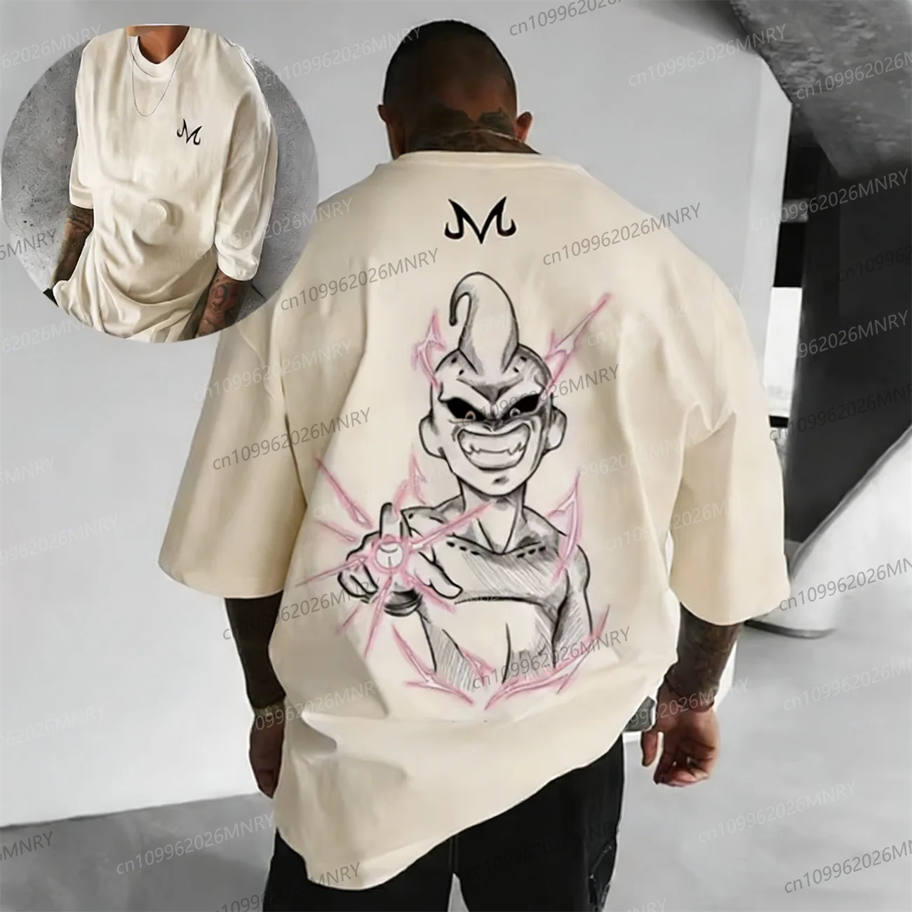 

Anime Dragon Ball Majin Buu Classic Printed Men t-shirt 2026 Summer women's tops Cosplay man Short Sleeve kids clothes girls