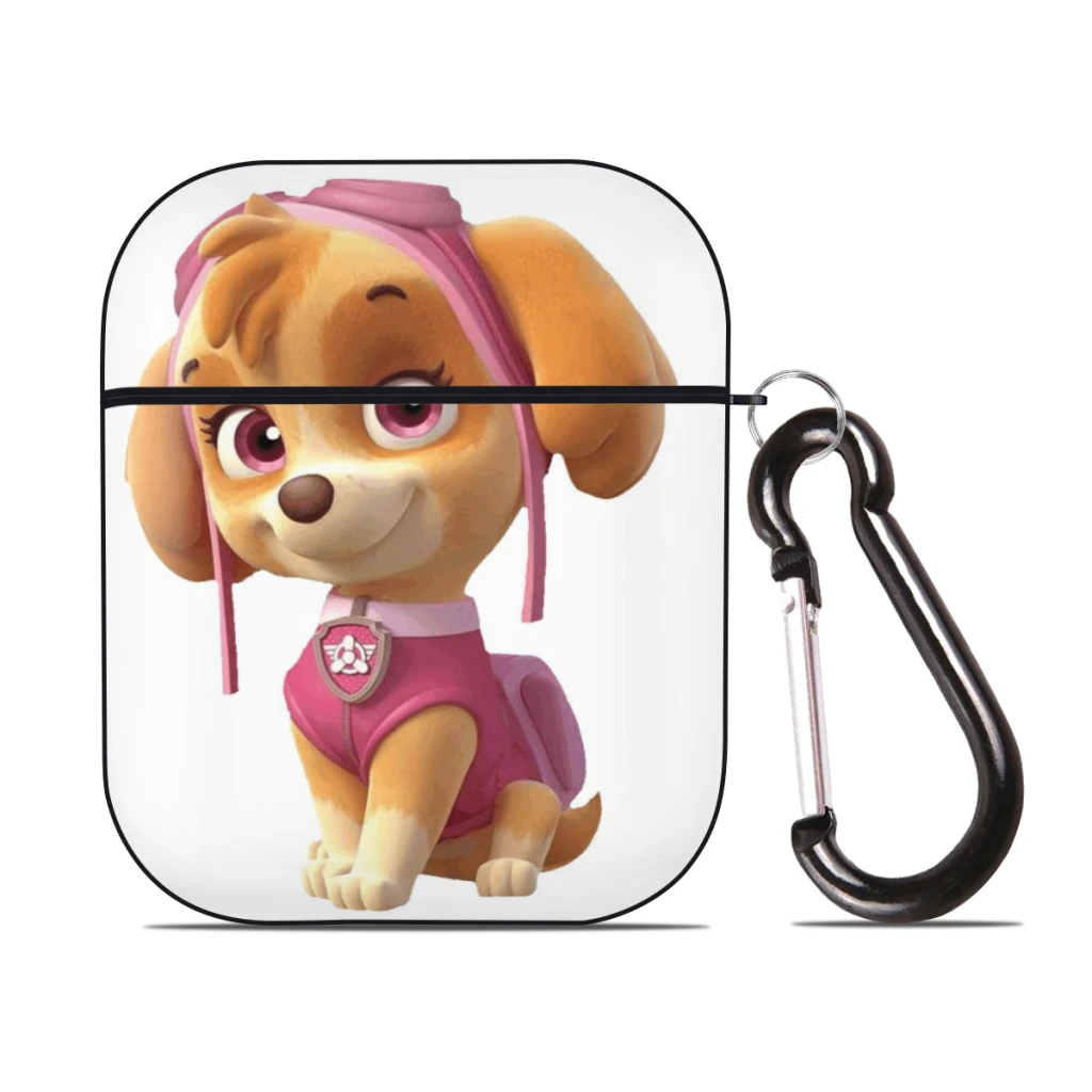 

For AirPods Case Cover, Hard PC Protective Cover with Buckle, Compatible with Apple AirPods 2nd 1st Generation Charging dog