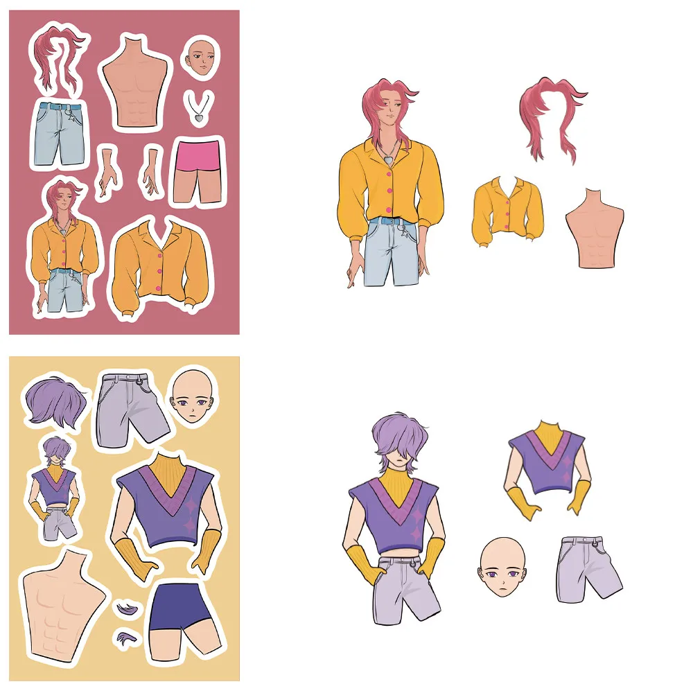 8 Witch Hunter Group Stickers - Decorative for Craft Albums, DIY Decor & Stationery BulingBulingStickers Store