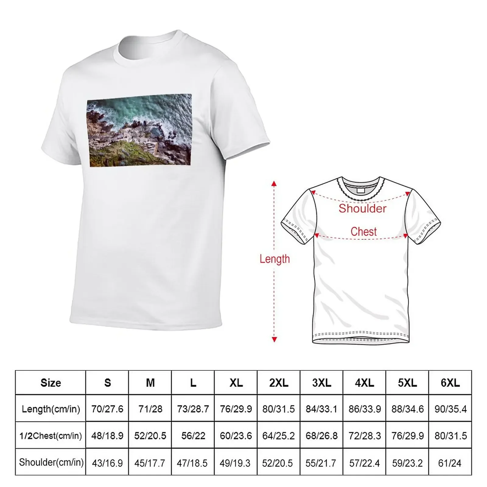 Vico Baths from the sky T-Shirt cute tops quick-drying mens champion t shirts