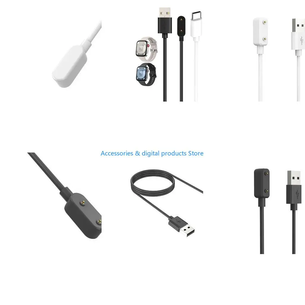77JD Charging Cable For Watch Fit 3 Watch Smartwatches Charges USB Adapters