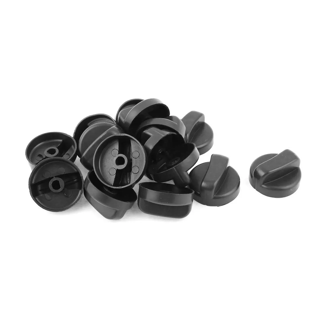 15 pcs Stove Gas Stove Plastic 8 mm Dia Mount Hole Knob