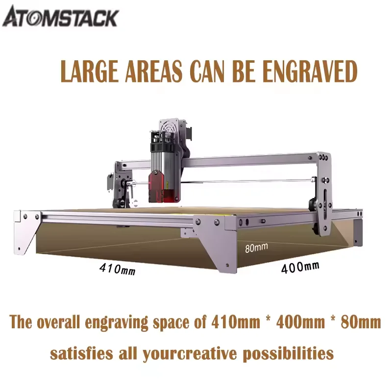 ATOMSTACK A5 Pro 40W Laser Engraver CNC Portable Engraving Cutting Machines For DIY Logo Pattern Marking Printer