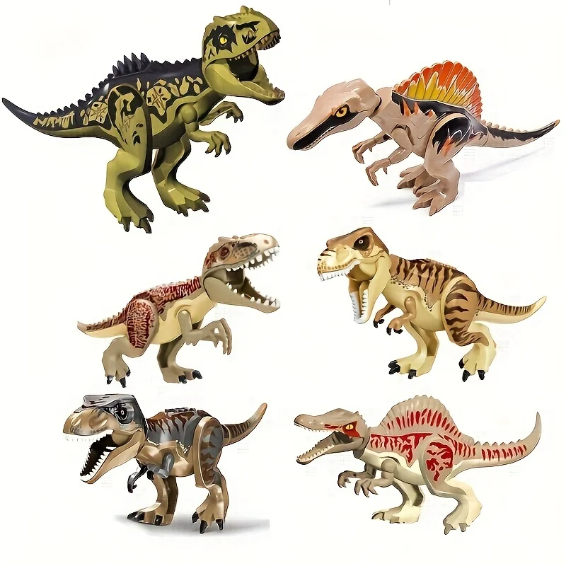 Dinosaur Block Toy Building Blocks Kit Dinosaur Toy STEM Educational Dinosaur Building Blocks Animals Building Blocks Toys