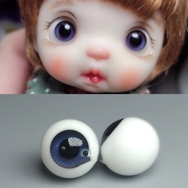 Yestary Ob11 Pop Accessoires Glas Ogen Voor Speelgoed 12Mm Kleur Glas Oog Voor Poppen Ambachten 1/3 Handmades Voor Bjd Poppen Oogbol Cadeau