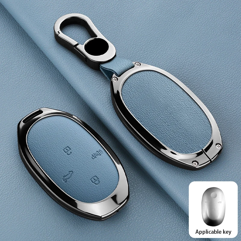 For Volkswagen key cases ID.UNYX 07/08 ID.AURA T6 4-button smart remote advanced key protection case keychain accessory