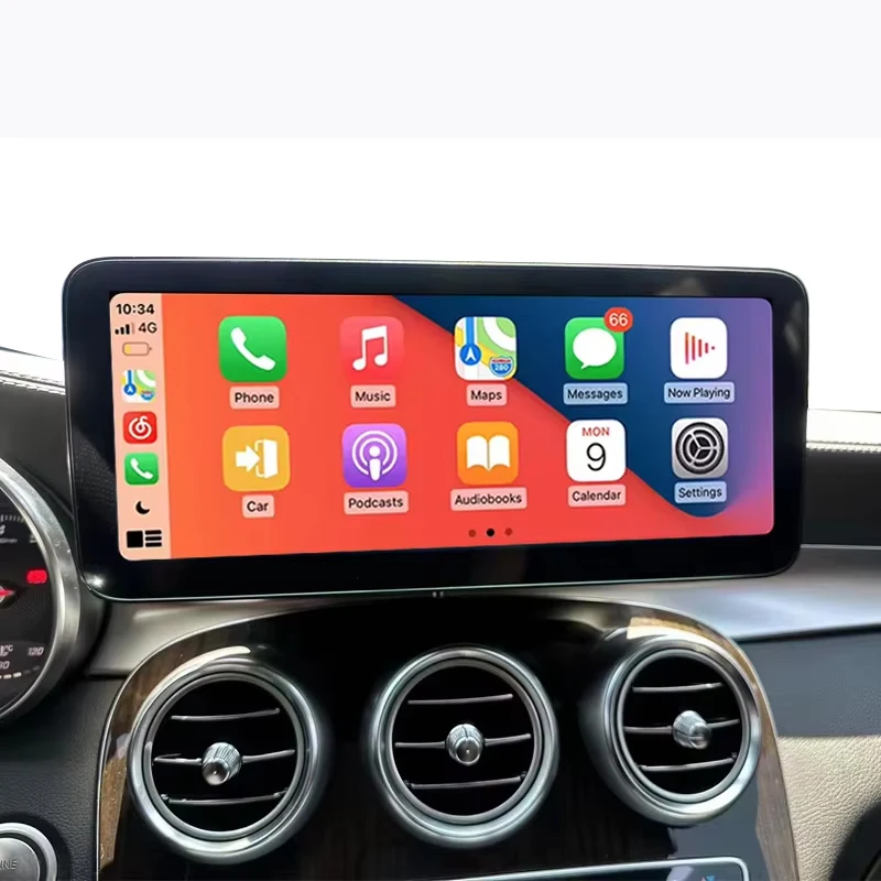 10.25-inch Android Radio Car Dvd Player Multimedia Touch Screen Gps Navigation for Mercedes Benz C-class GLC W205 2015-2020