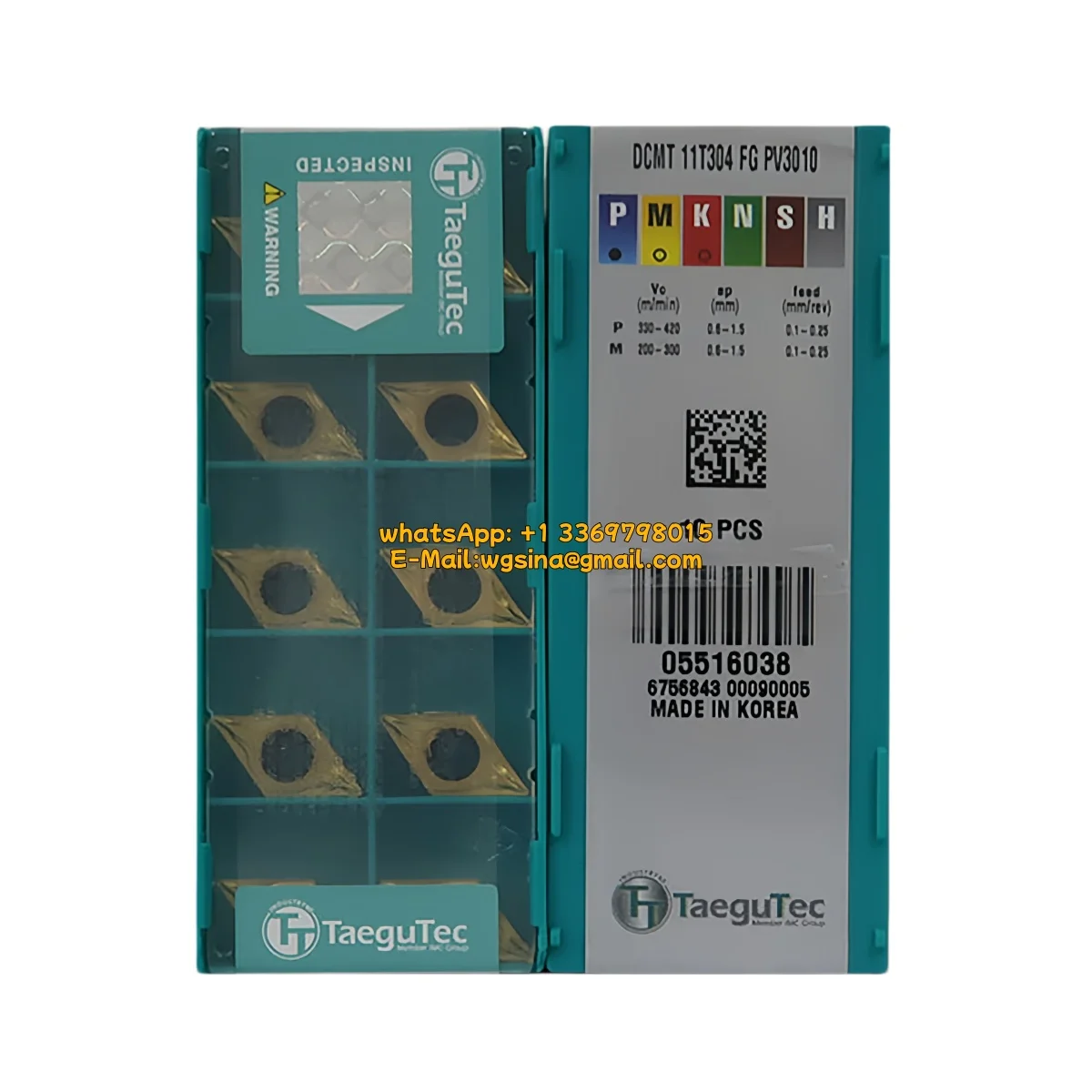 TaeguTec الأصلي CCMT0602 04 09T304 DCMT0702 04 11T302 04 TNMG160404 VBMT1604 04 -FG FA R-VF MT PV3010 تحول إدراج 10 قطعة