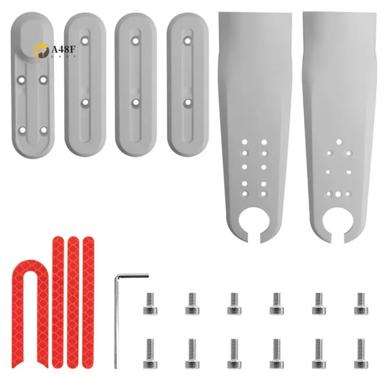 

A48F-крышка передней вилки с крышкой колеса, крышка ступицы, защитные корпуса для Xiaomi M365, детали вилки электрического скутера