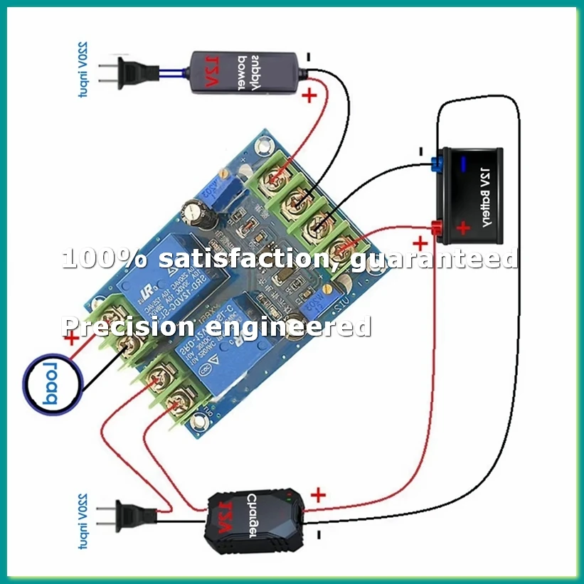 Power Supply Automatic Switching Module Battery Power Failure Automatic Charging Control Board Emergency Circuit Breaker-A86Z