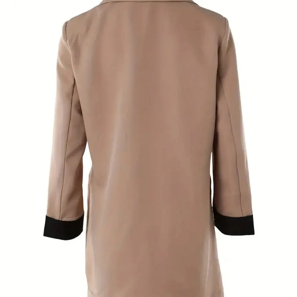 Passform, langärmelig, gerader Arm, lässiger Stil, Damenanzug, modische, bequeme Freizeitkleidung für Business und Büro