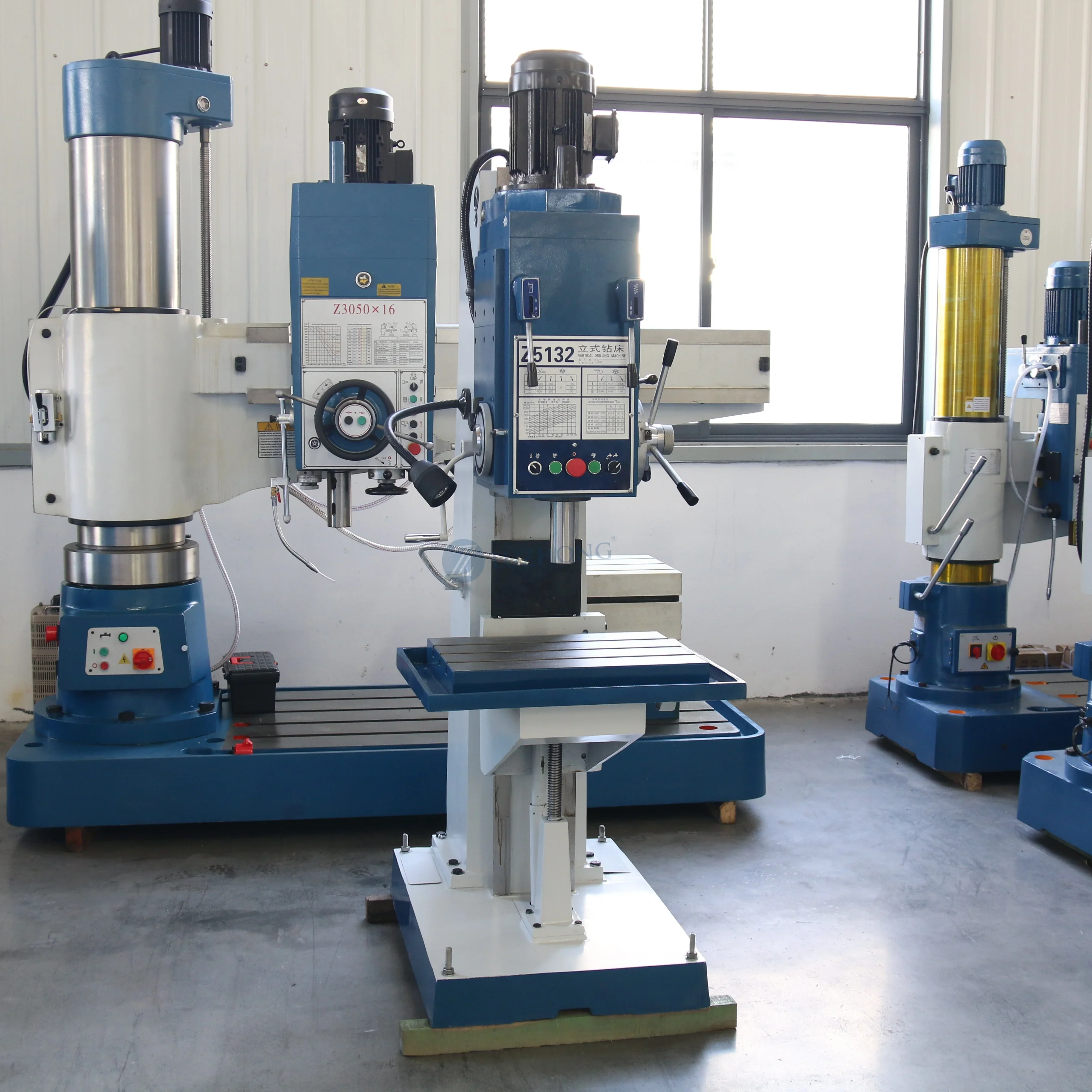 Heavy CNC Column Drill Machine New and  Condition with Motor and Gear Core Components