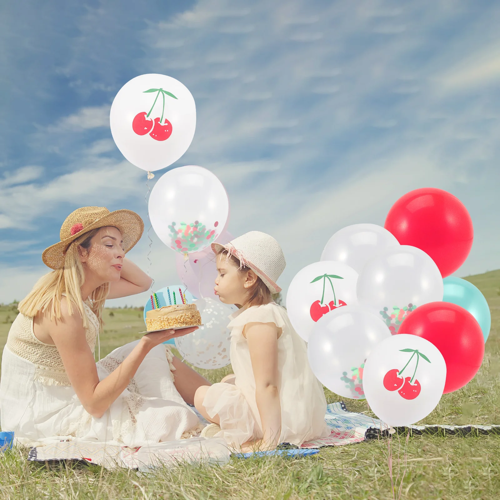 

20Pcs Summer Party Balloons Latex Decorative Fruit Balloons 12 Inches Tropical Balloon Garland DIY Photo Props Party Supplies