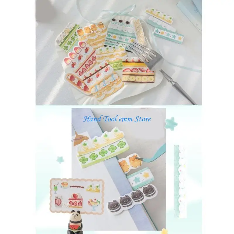 

H37F 180 Sheets Cartoon Adhesive Note Marking Labels Adhesive Memo Sheets for Journal