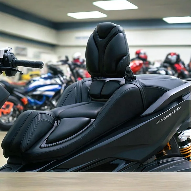 Upgraded Deluxe Edition for Honda Foa 250 350 Motorcycle Seat Cushion Adjustable Backrest & Waterproof Motorcycle Seat Cushion