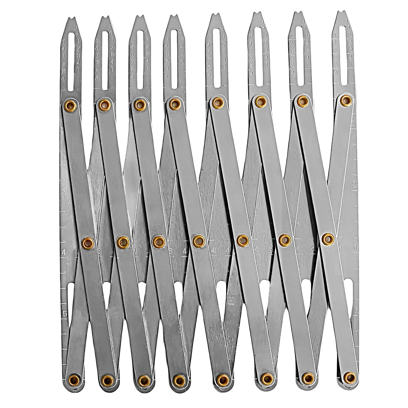 

Aluminum Adjustable Expanding Sewing Gauge Multifunctional Anti Rust DIY Curtain Accessories For Household Sewing Gauge Tools