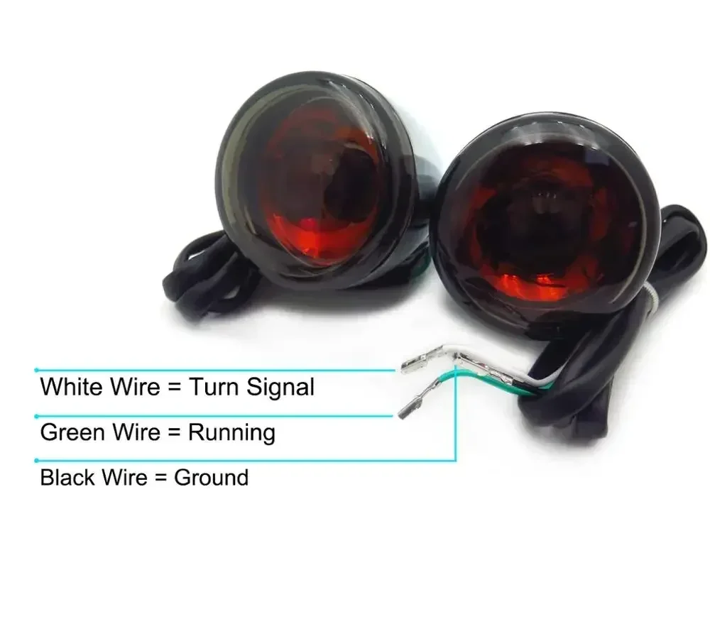 Motorcycle Rear Turn Signal Light Indicator For Harley-Davidson 1992-2016 Sportster XL 883 1200