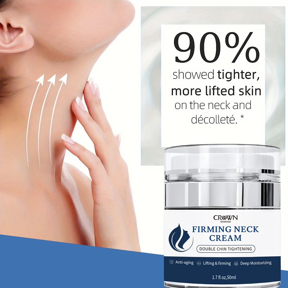 Neck Wrinkle Removal Cream Tightening Firming Fade Fine Lines Double Chin Anti-Aging Necklines Lifting Shaping Beauty Neck Cream