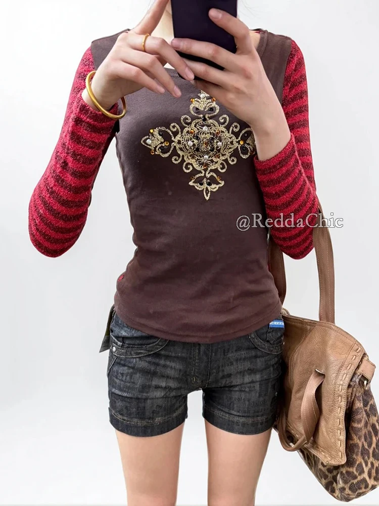 شورت نسائي من REDDACHiC منخفض الخصر من قماش الدنيم، جيوب قديمة ذات غرز سوداء عتيقة، ملابس غنيمة بقصة ضيقة، ملابس الشارع الشهير