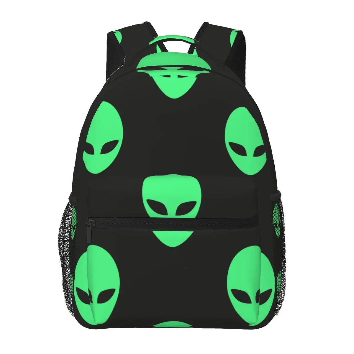 Fashion Backpack Women Men Unisex Students Backpacks Alien Heads Patterns Travel bag Bookbag