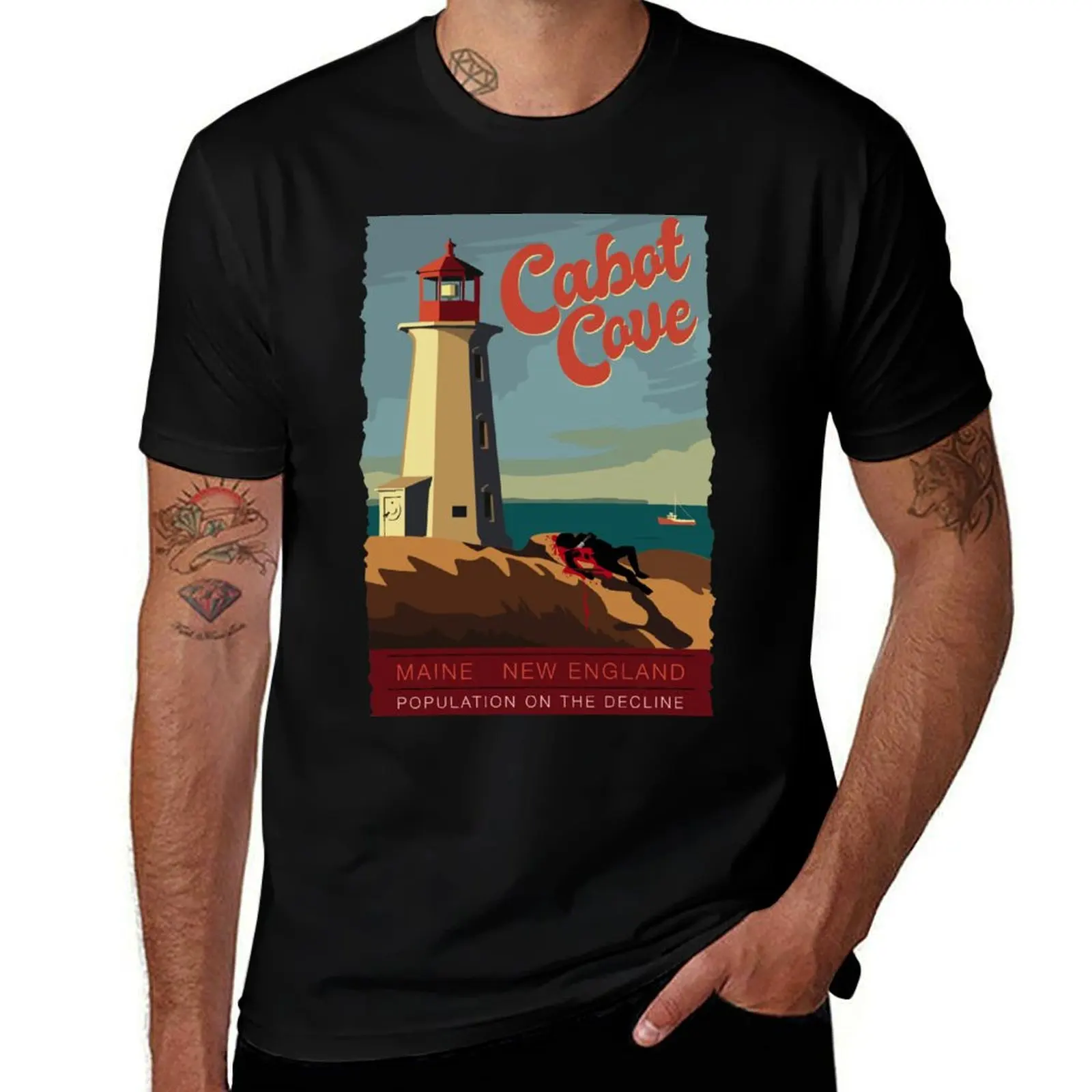 

Cabot Cove T-Shirt t shirts for man pack white man t shirt luxury