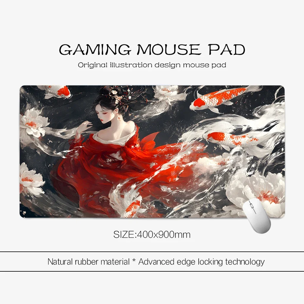 

XXL High-end luxury gaming mouse pad Large rubber non-slip desk mat Multi-model laptop protective mats Computer accessories