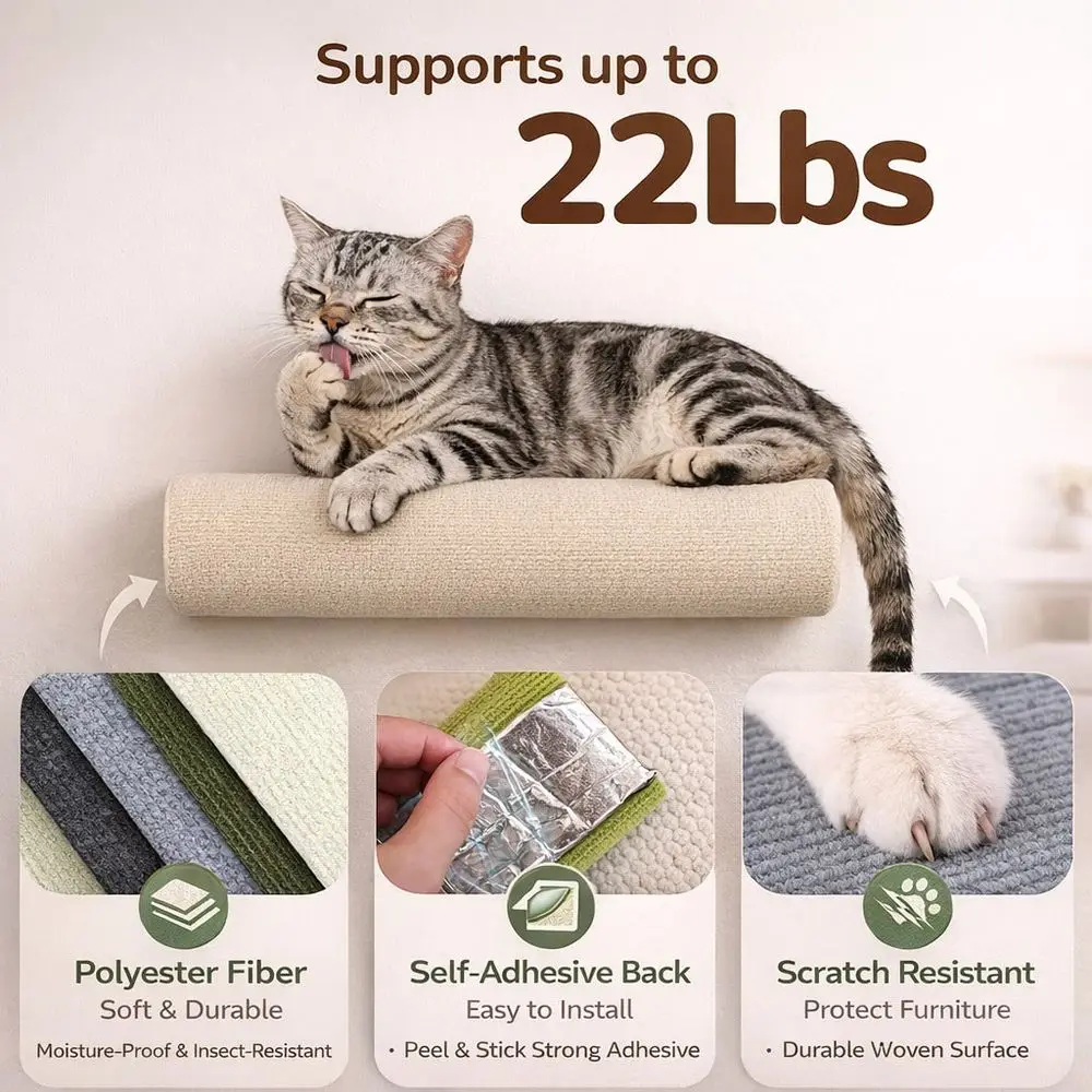 

Cat Scratching Board, Cat Climbing Frame, SelfAdhesive Cat Scratching Post, Cat Toy, Cat Jumping Platform, Cat Climbing Wall St