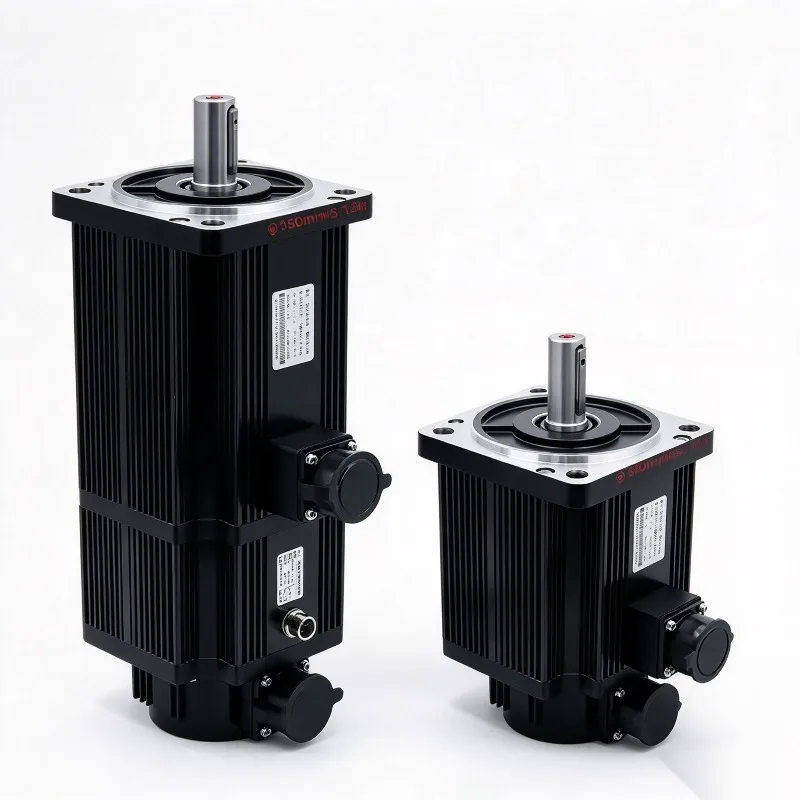 1.5KW 110 130 Servo Motor 5/6/10N.m 714/857/1429ozin MAX 25N.m 220V 1500-3000rpm + Drive T3DF RS485 220VAC For CNC Engraver