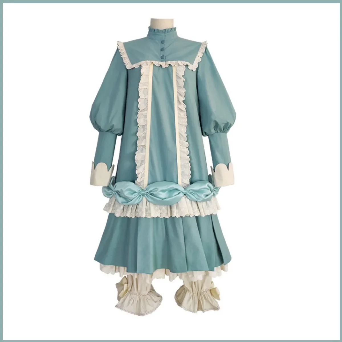 Anime Cardcaptor Sakura Kaart Kinomoto Sakura Cosplay Kostuum Overgrootvader 'S Cadeau Formele Jurk Bleu Pruik Vrouw Kawaii Pak