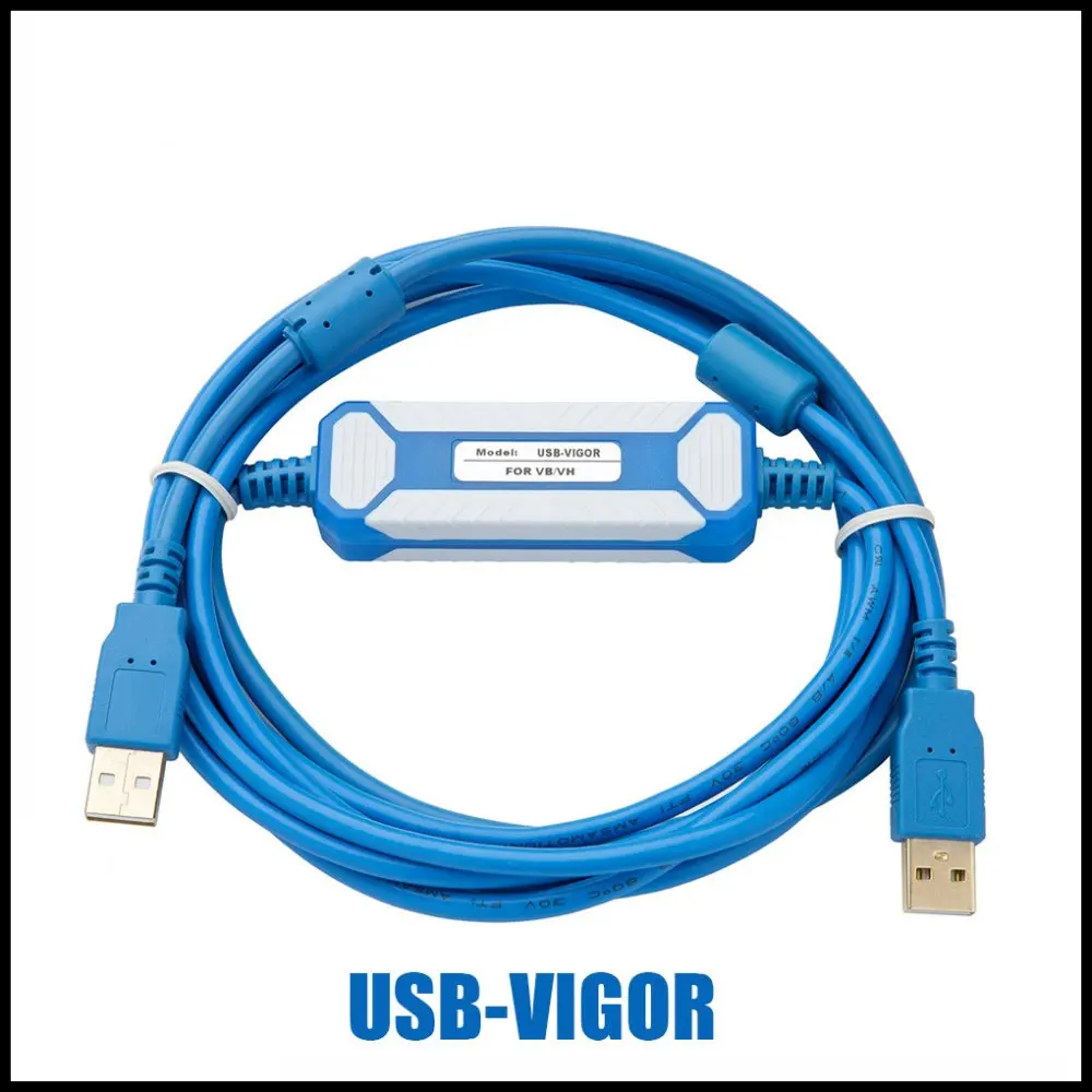 CNC USB-VIGOR Adapter Suitable Vigor VH VB M Series PLC Programming Cable USB To RS232 Download Cable VBUSB200 PC-VIGOR PLC