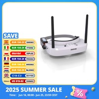 Eachine EV100 720*540 5.8G 72CH FPV Goggles With Dual Antennas Fan 18650 Battery Case For RC Drone