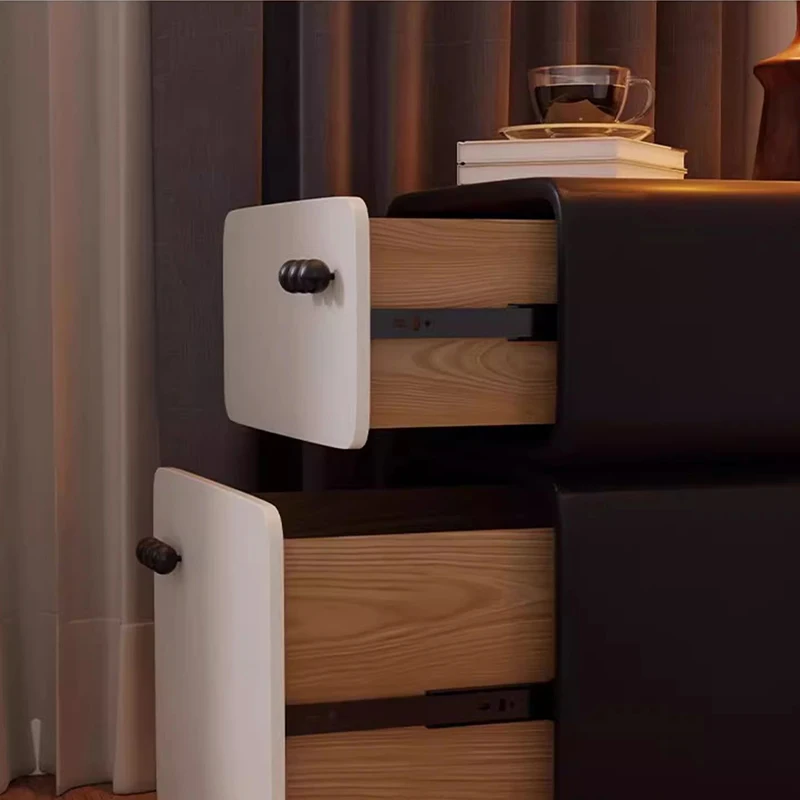 Luxury European bedside table Simple and fashionable Modern creative bedside table Elegant
