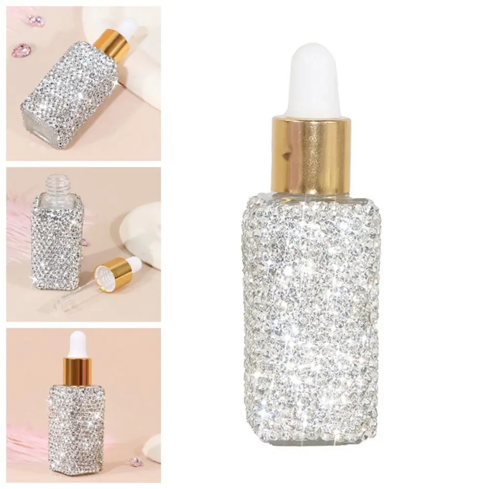 

Sparkling Rhinestone Empty Bottle Creative Refillable Essential Oil Dropper Bottle Leakproof 5ml Mini Dropper Bottles