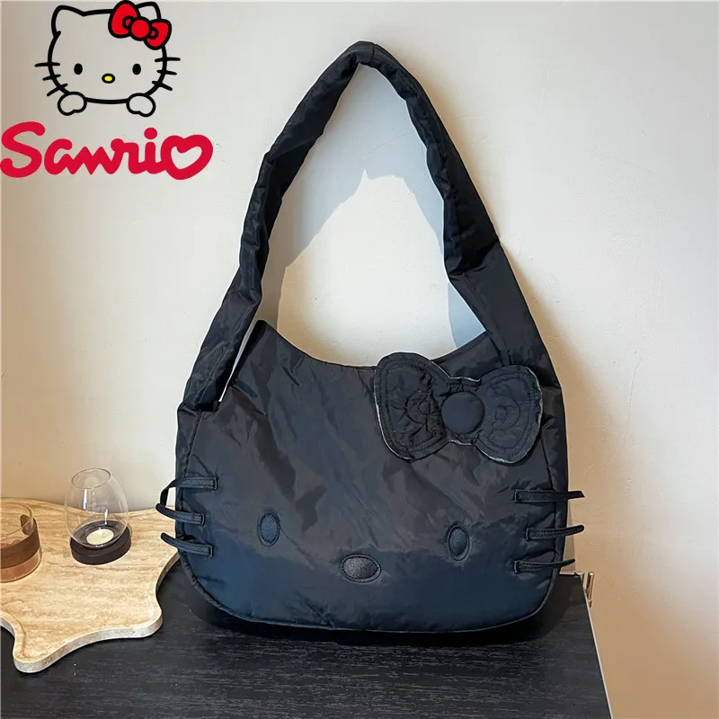 Hello Kitty 2026 nuevo bolso de mano para mujer, bolso de hombro de alta calidad a la moda para mujer, bolso cruzado de almacenamiento multifuncional de dibujos animados