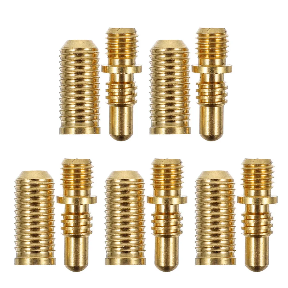 

5Sets Pool Cue Joint Screws Copper Extension Joint Screws Stable Brass Connector for Billiard Cue Repair Kit Pool Accessories