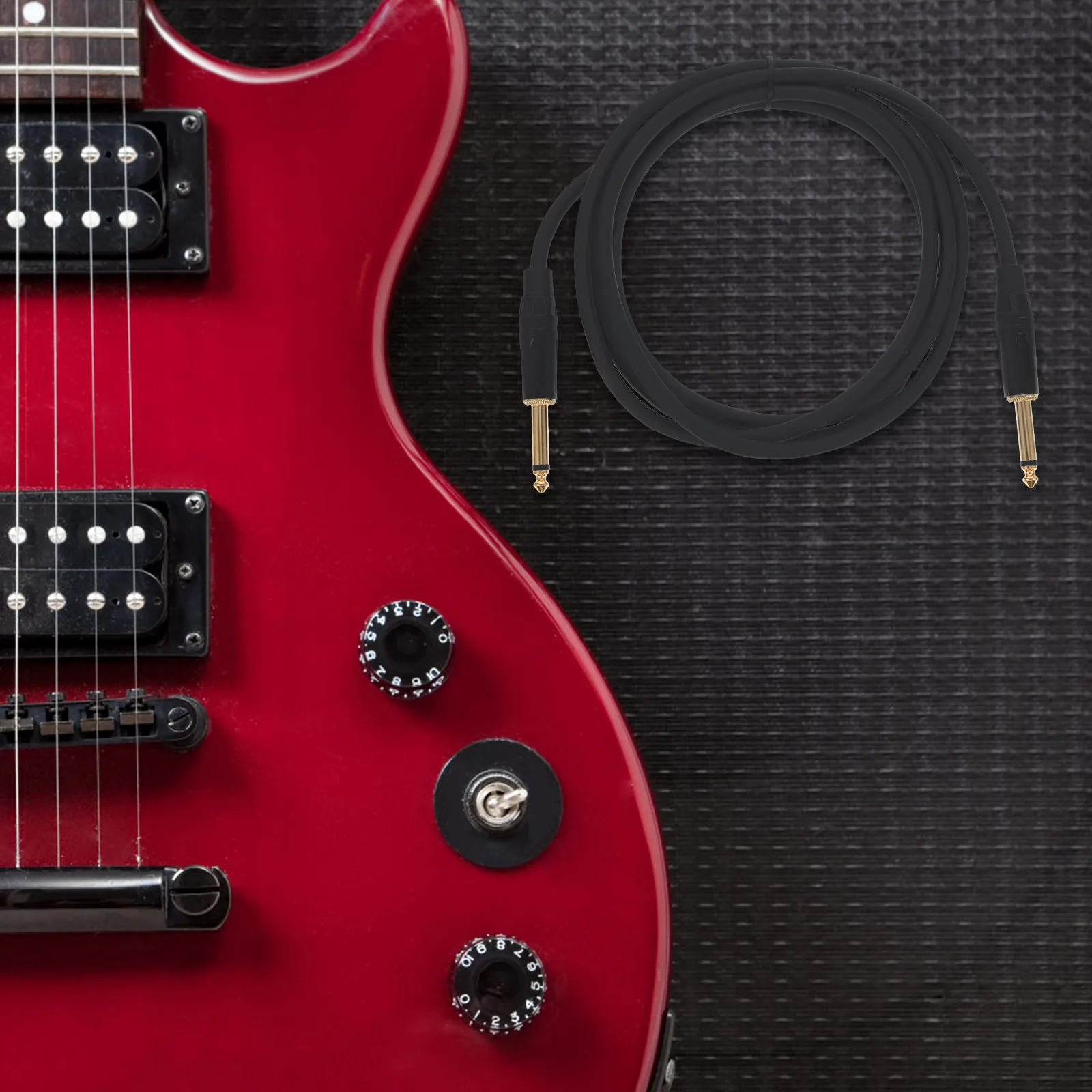 

Аудиокабель 6,35 мм для электрогитары, прочный, с защитой от помех, высококачественная передача звука, профессиональный адаптерный шнур для инструментов