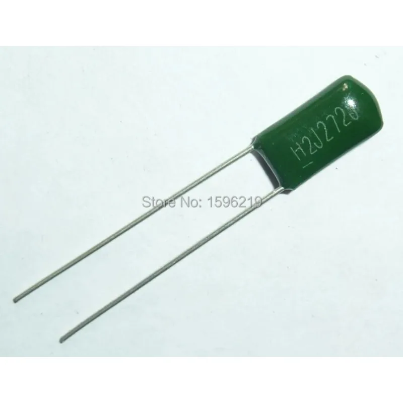 200pcs Mylar Film Capacitor 630V 2J272J 2700pF 2.7nF 2J272 5% Polyester Film capacitor