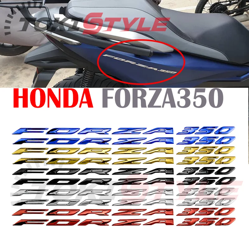 Подходит для HONDA FORZA350 forza-350 стикеры мотоцикла эмблема значок 3D наклейка приподнятый Танк колесо бак наклейки эмблема