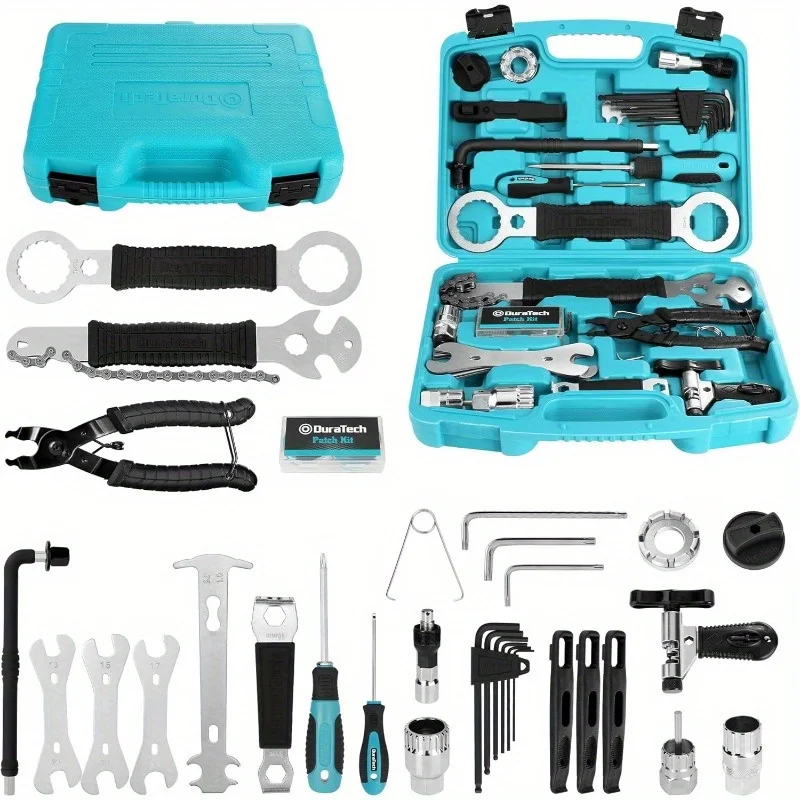 41-Piece Professional Bicycle Repair Set, Bicycle Repair Kit with Tool Box, Bike Tool Kit, Home Multi-Purpose Repair Kit