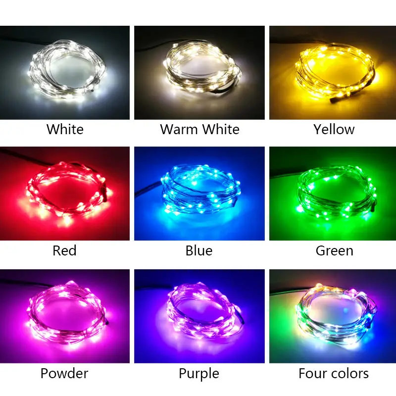 IP65 DC 12V LED Copper Wire Fairy String Lights 5M 10M Flexible Waterproof for Indoor Outdoor Party Festival Home Decoration DIY