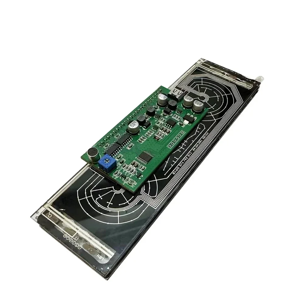 Electronic Desktop Decoração Display, tela VFD, sensibilidade ajustável, alto-falante amplificador de potência, exibição do espectro do carro, 5V