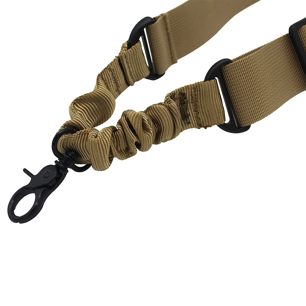 VULPO Tactical CQB Nylon regulowany pojedynczy punkt zawiesia karabin i Airsoft Sling akcesoria myśliwskie wyposażenie taktyczne