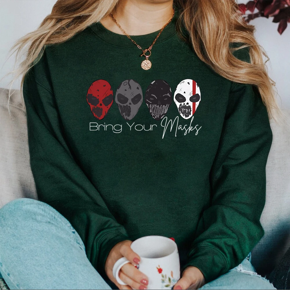 Bring Your Masks Sweatshirt Devils Night Series Sweater  Penelope Douglas Shirt The Four Horsemen Pullover Bookish Sweatshirt