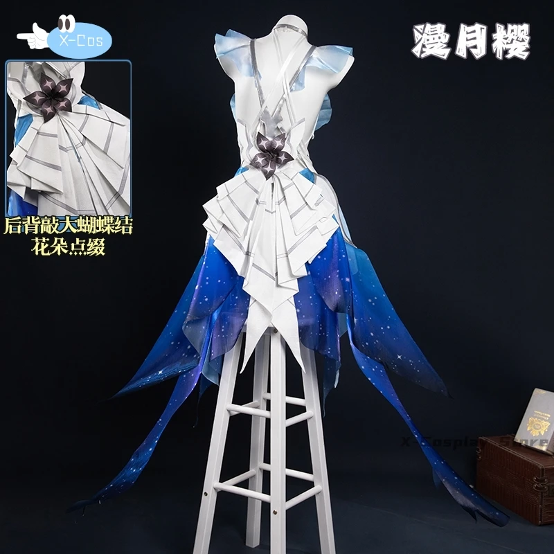 زي The Shorekeeper التأثيري Wuthering Waves فستان جميل زي نسائي بدلة ألعاب لحفلات الهالوين لعب الأدوار