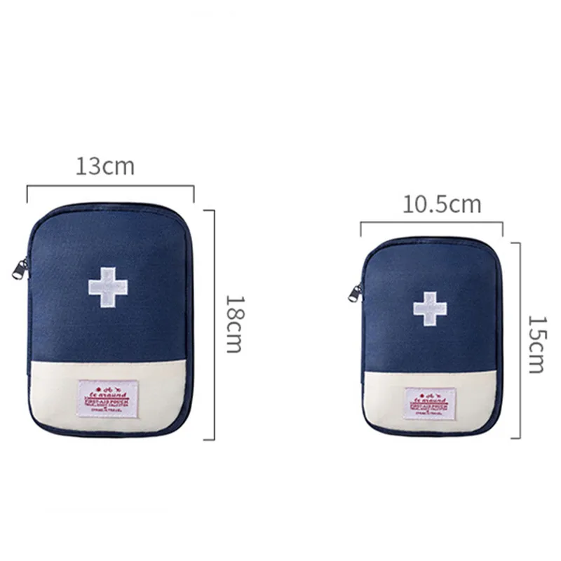 Mini BOLSA DE MEDICINA portátil, Kit de primeros auxilios, Kits de emergencia médica, organizador para el hogar al aire libre, bolsa de almacenamiento de píldoras, 2023